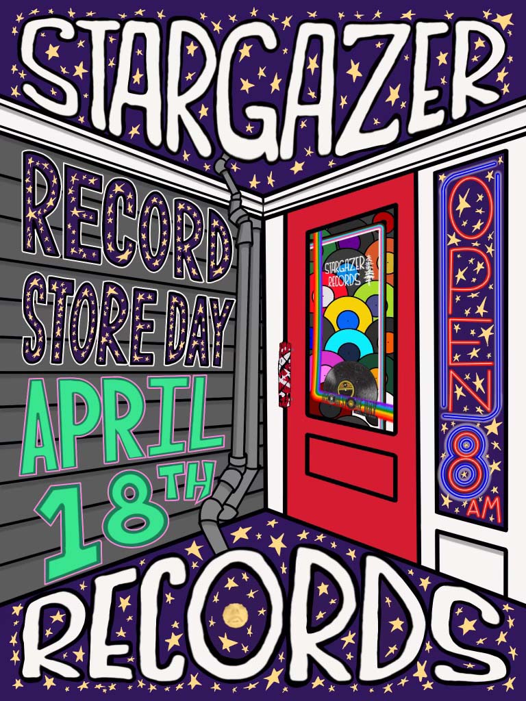 Stargazer Records in Snohomish, WA Record Store Day April 18, 2026